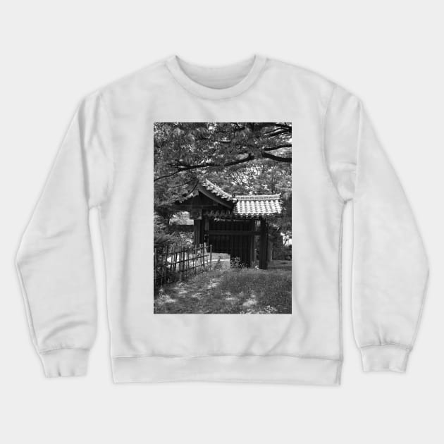 Himeji Castle Park Gate Crewneck Sweatshirt by IgorPozdnyakov